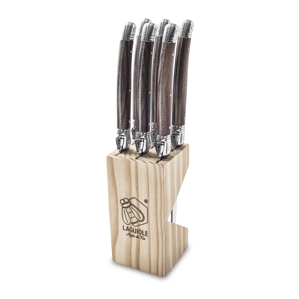 Premium Line Steak knives Dark Wood 1.8mm