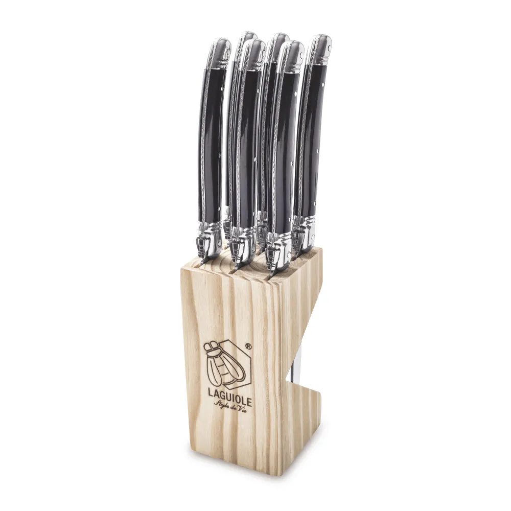 Premium Line Steak knives Black 1.8mm