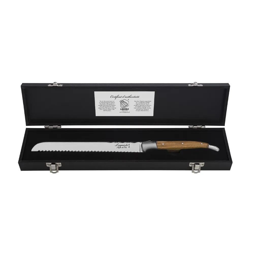 Luxury Line Bread knife Olive wood