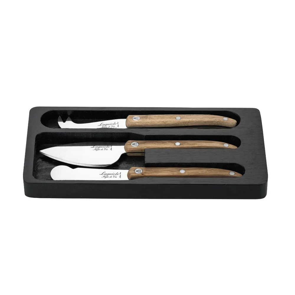 Innovation Line Cheese knives Oak wood