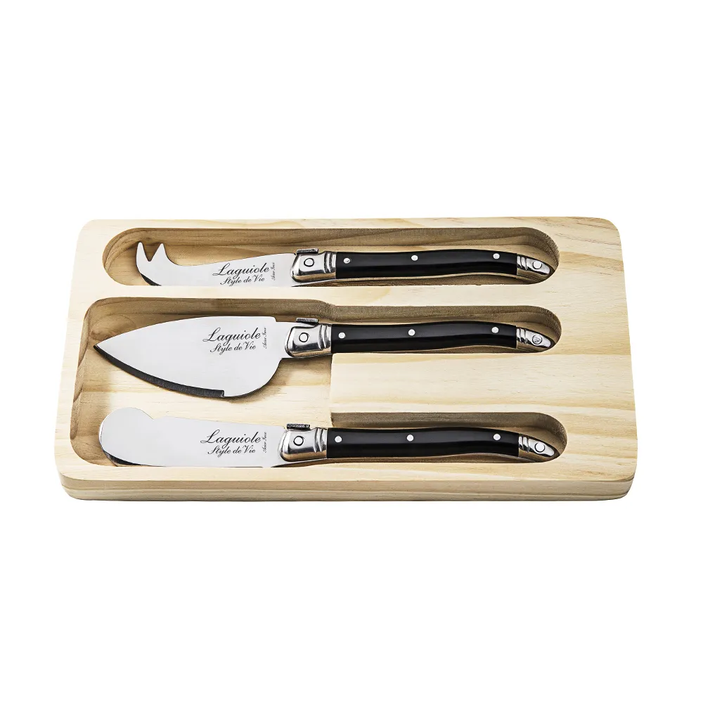 Premium Line Cheese knives Black