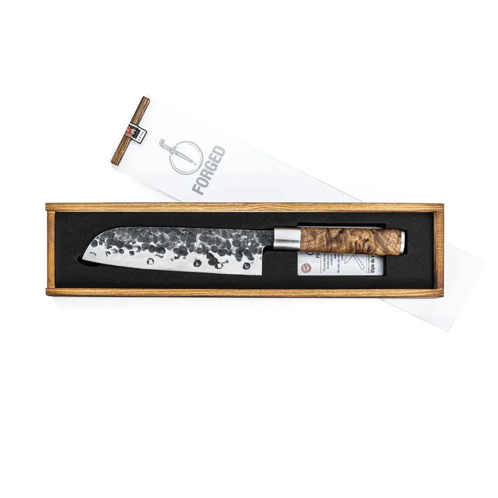 Forged VG10 Santoku knife 18cm